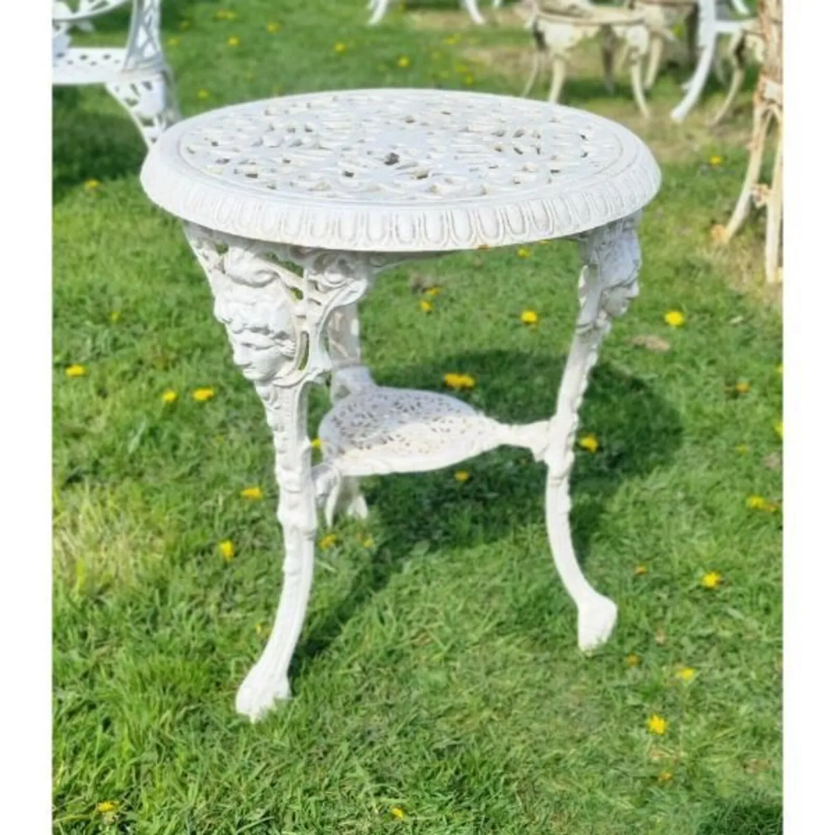Cast Iron Table Medium Style H H296 - Image 2
