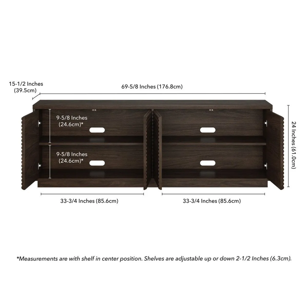 TV Stand for TVs up to 78" - Image 4