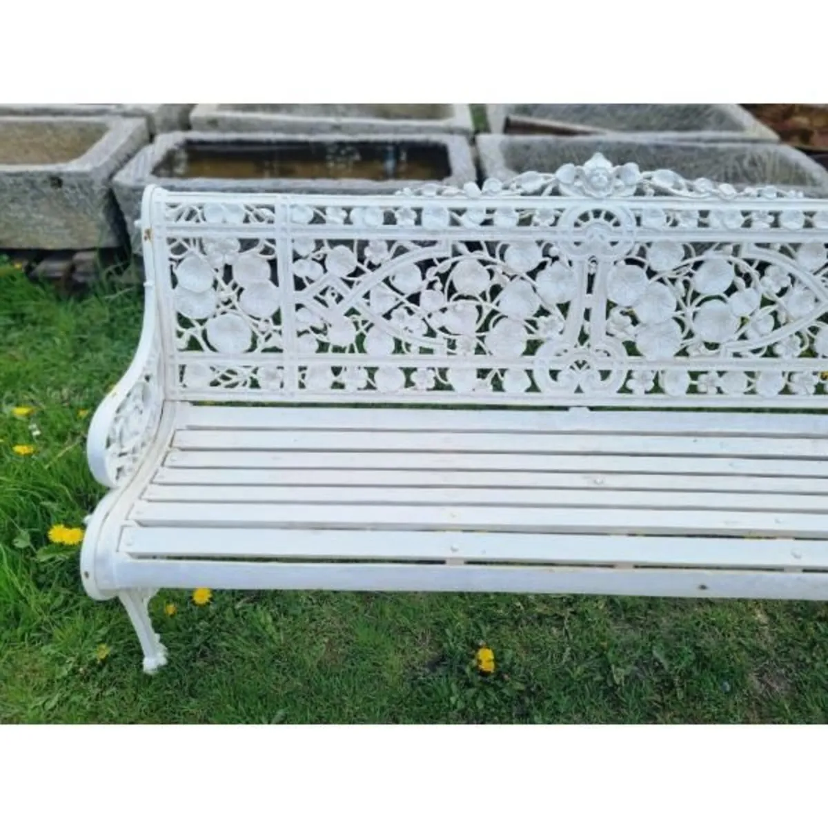 Bench Cast Iron Dealer Large H428 - Image 2