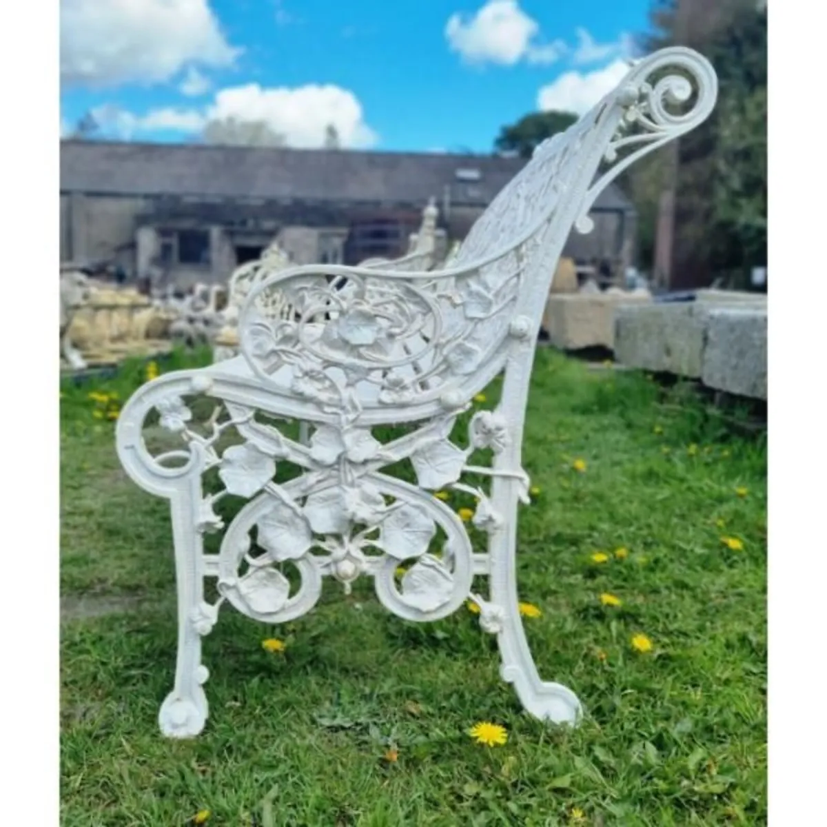 Bench Cast Iron Dealer Large H428 - Image 4