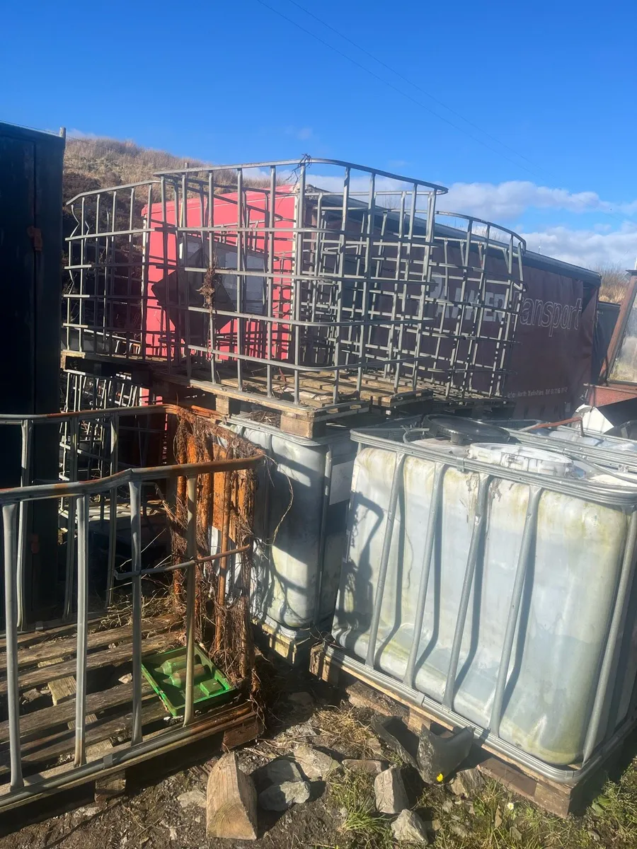 Ibc cages for firewood