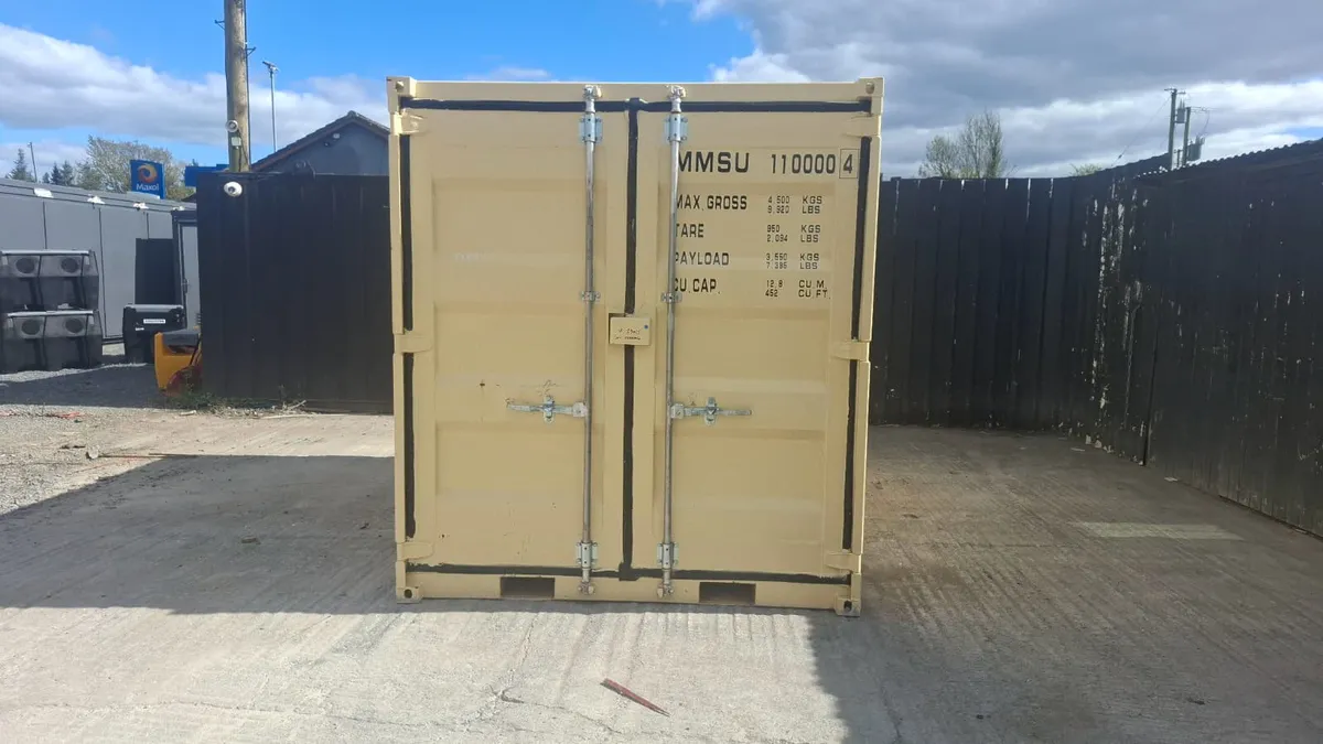 11ft Office Container – Window, Pedestrian Door - Image 2