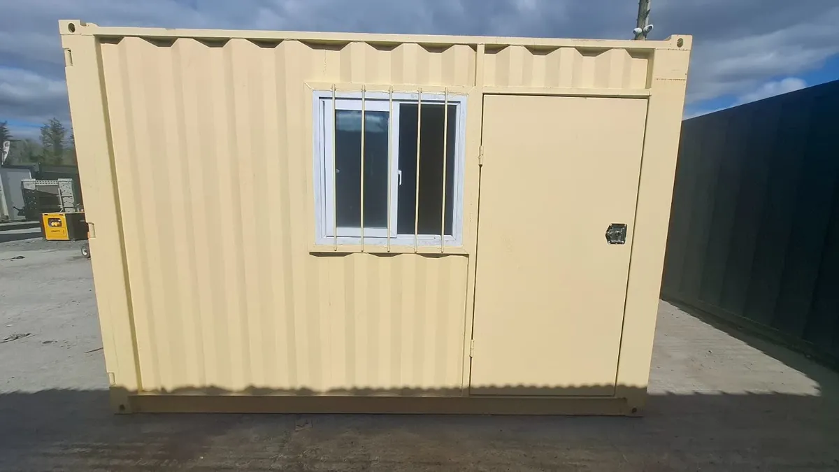 11ft Office Container – Window, Pedestrian Door - Image 4