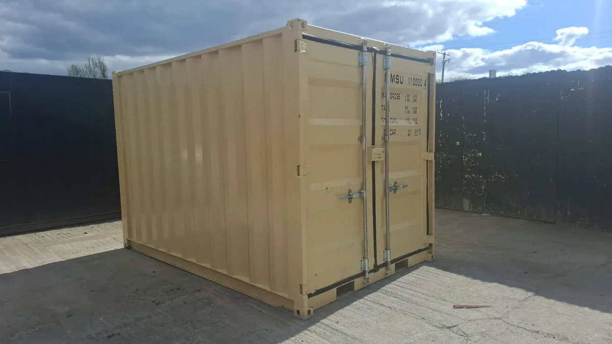 11ft Office Container – Window, Pedestrian Door - Image 1