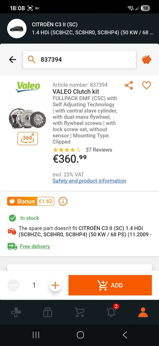 Valeo clutch kit - Image 4