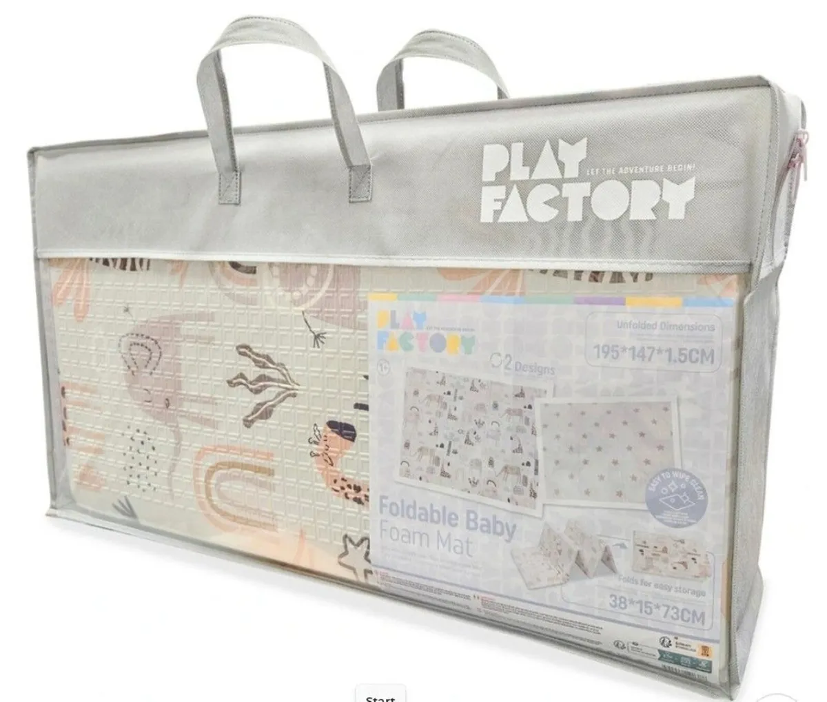 Play Factory Foldable Foam Baby Play Mat - Image 1