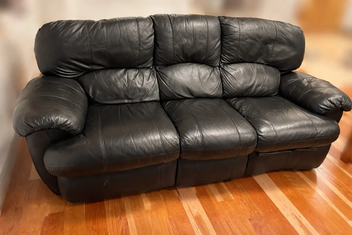 Leather couch