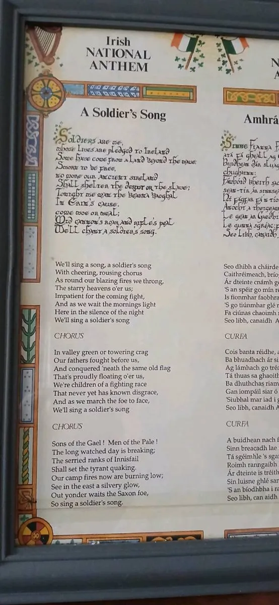 Irish National Anthem Gaelic and English - Image 2