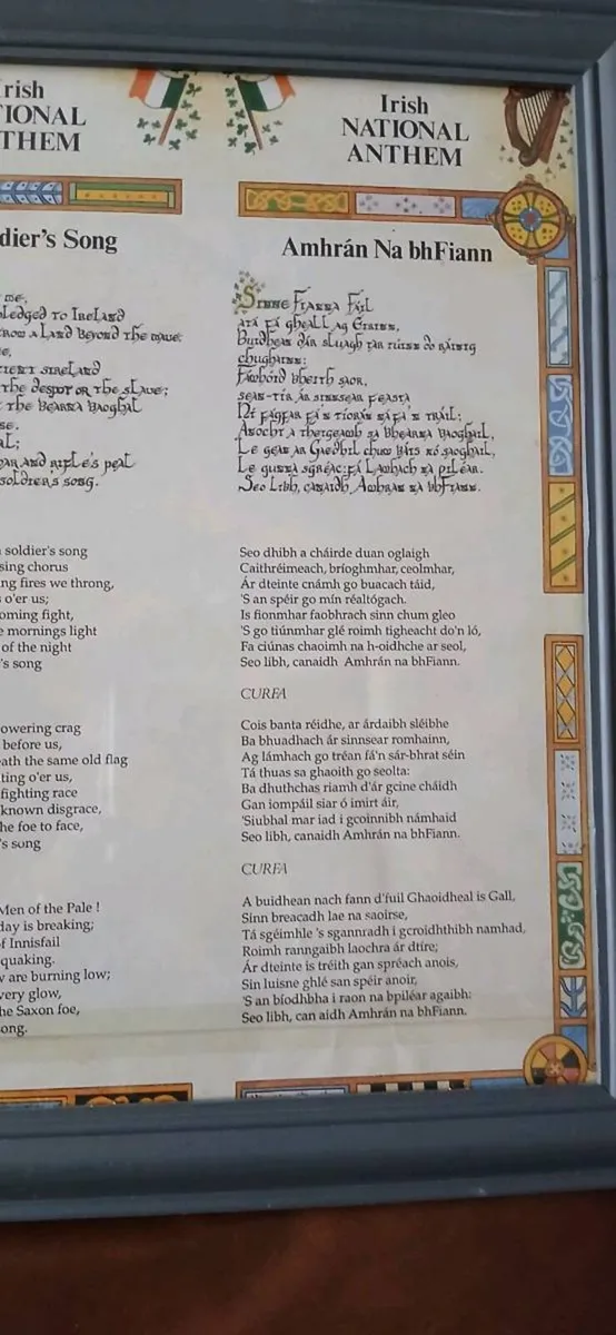 Irish National Anthem Gaelic and English - Image 3