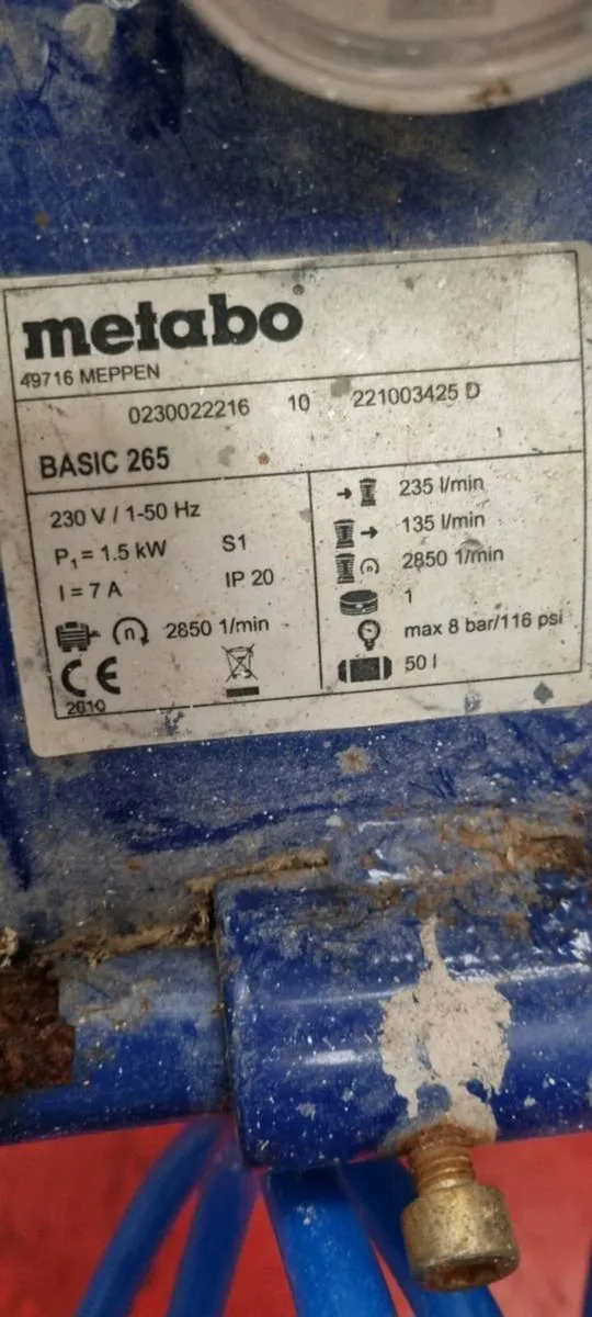 Metabo compressor, - Image 3