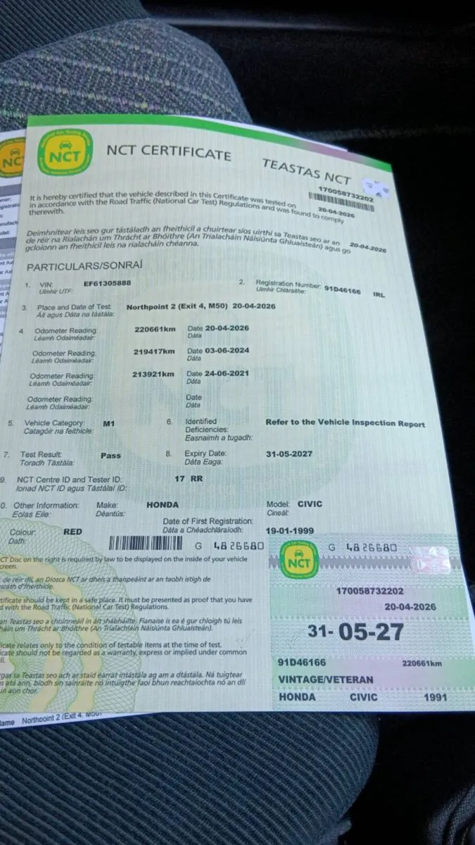 ((((((NCT PASSED TODAY))))HONDA CRX 1.5 DUEL CARB - Image 4