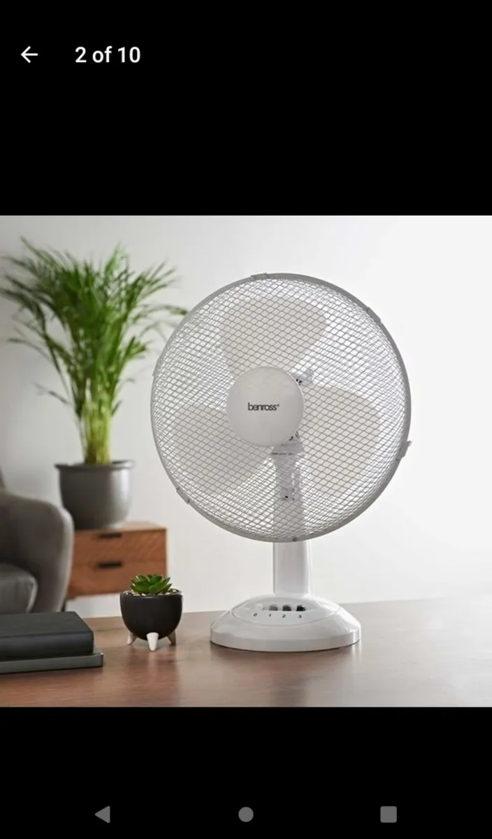 Fans 12_Inch 3 Speeds Osculating or Stationery - Image 1