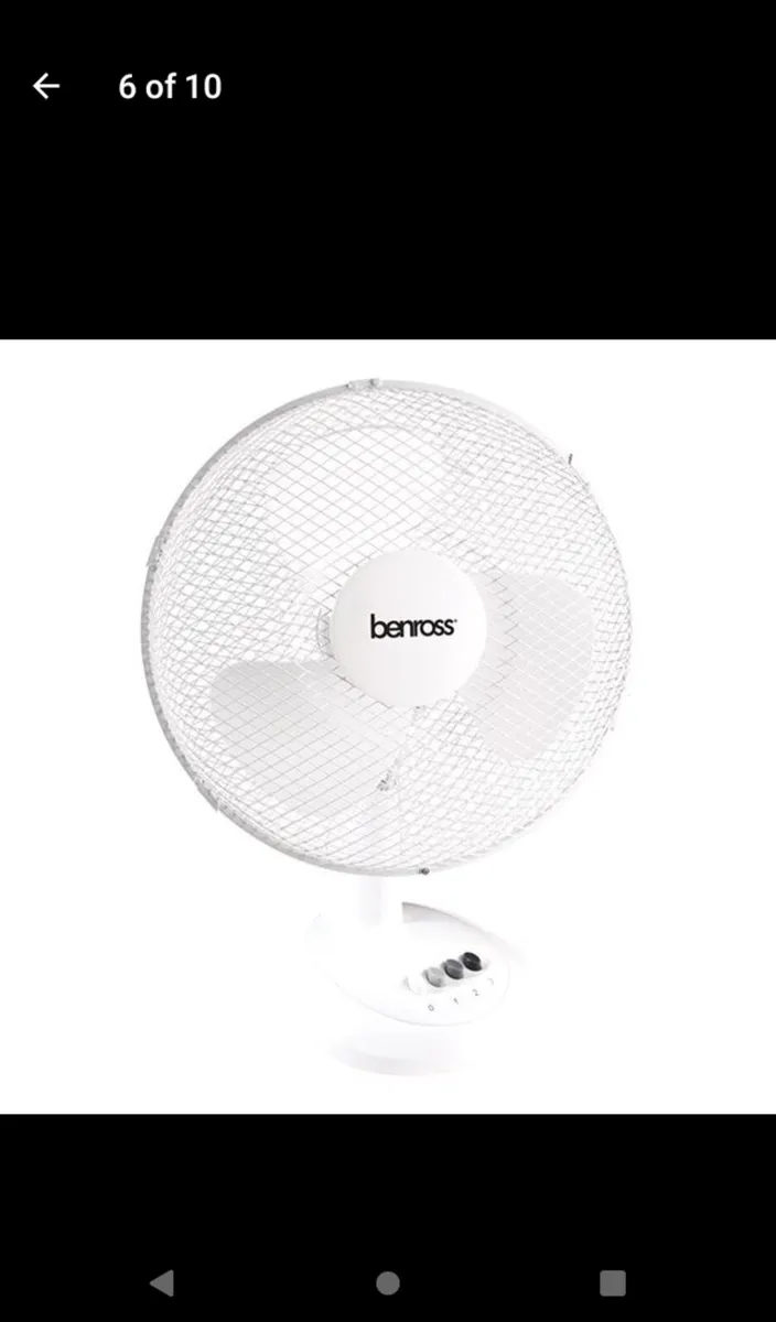 Fans 12_Inch 3 Speeds Osculating or Stationery - Image 2