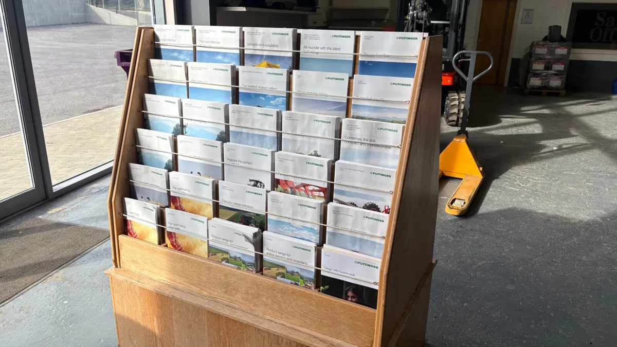 Large Double Sided Brochure Stand For Sale - Image 3