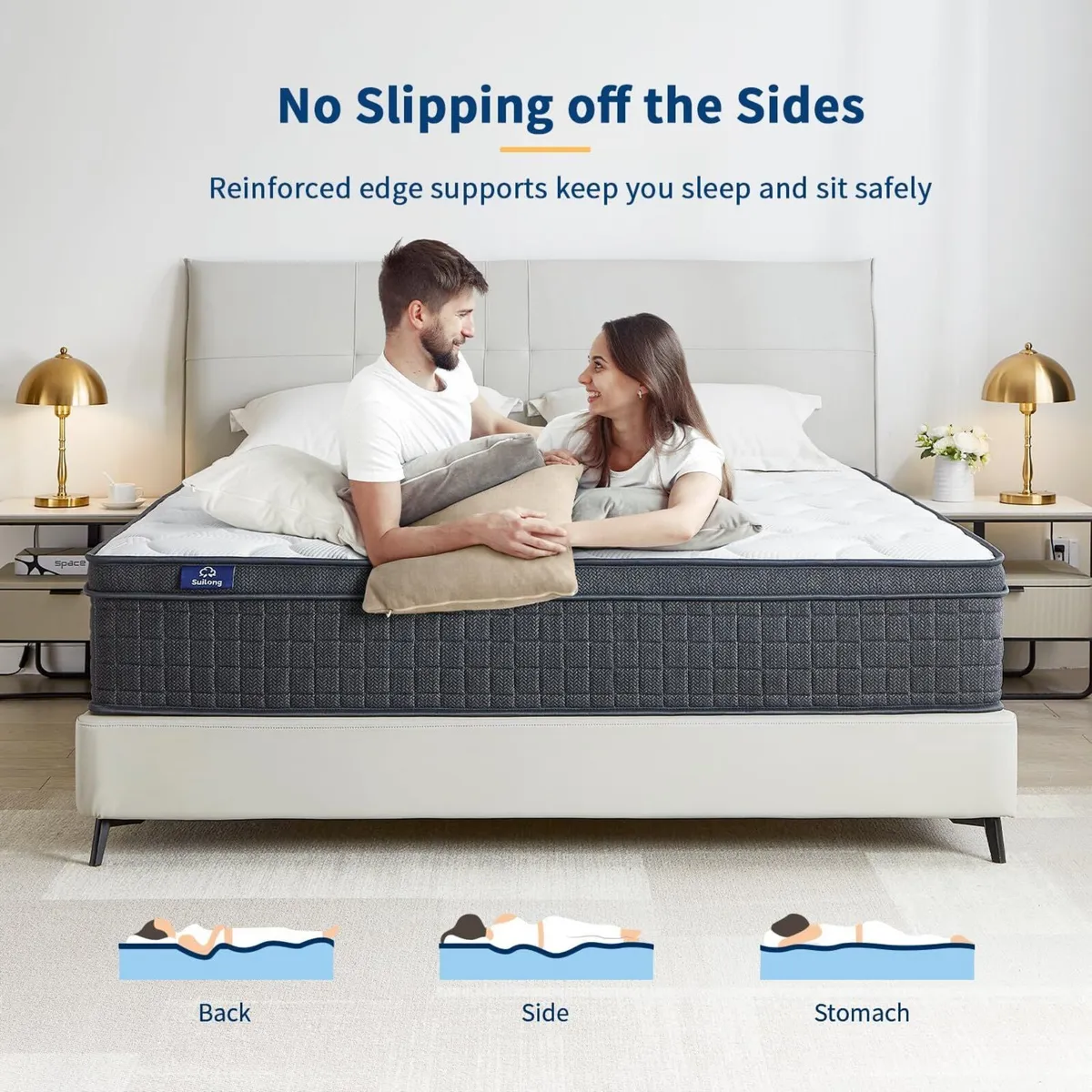 3FT Single Mattress 12 Inch Memory Foam Individual - Image 4