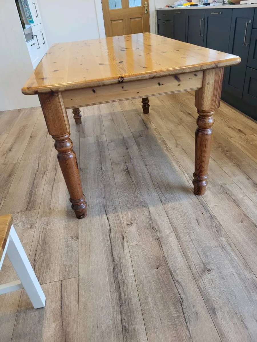 Pine Kitchen Table - Image 3