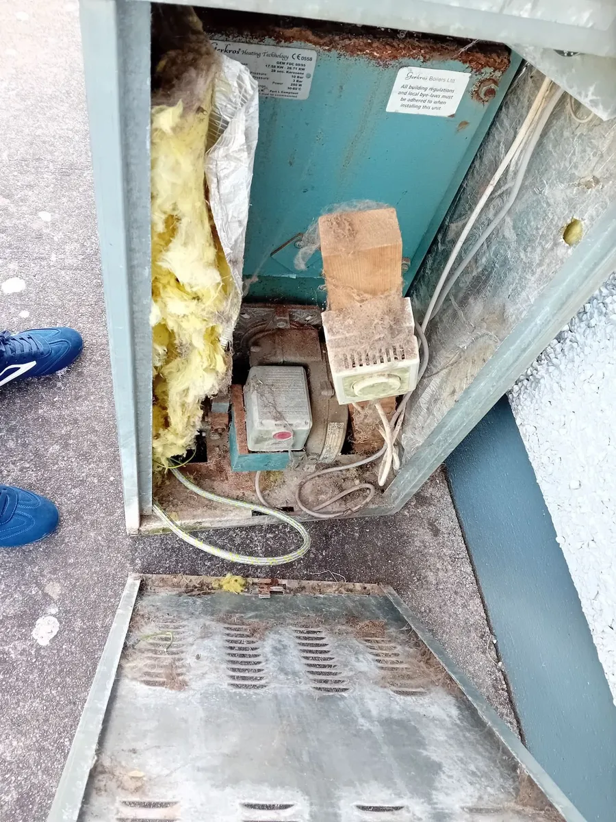 Oil boiler with burner - Image 3