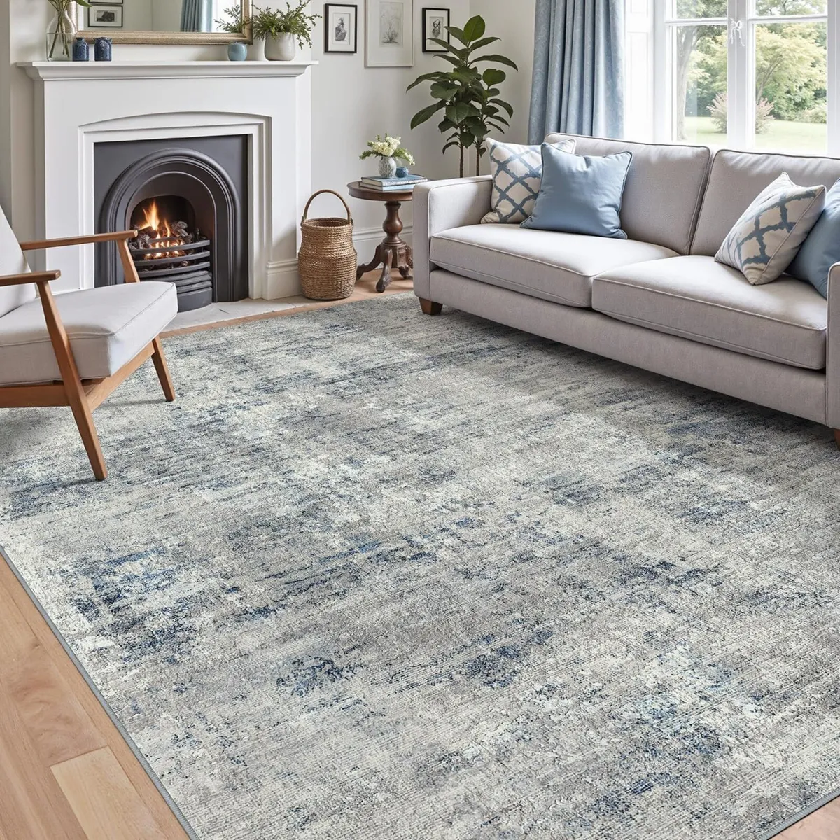 Modern Abstract Area Rugs 152 x 244 cm Non-slip - Image 1