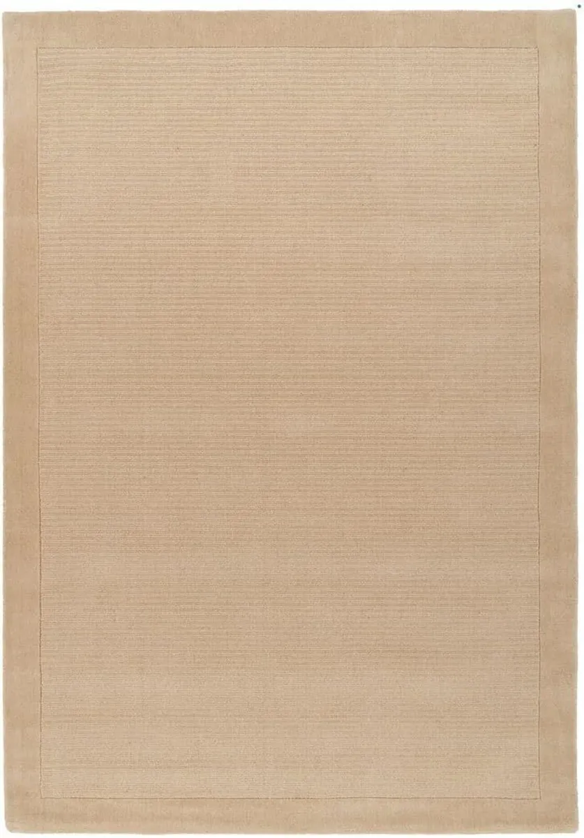 Neutral Rug 100% Wool Thick Scandi Cosy Living - Image 2