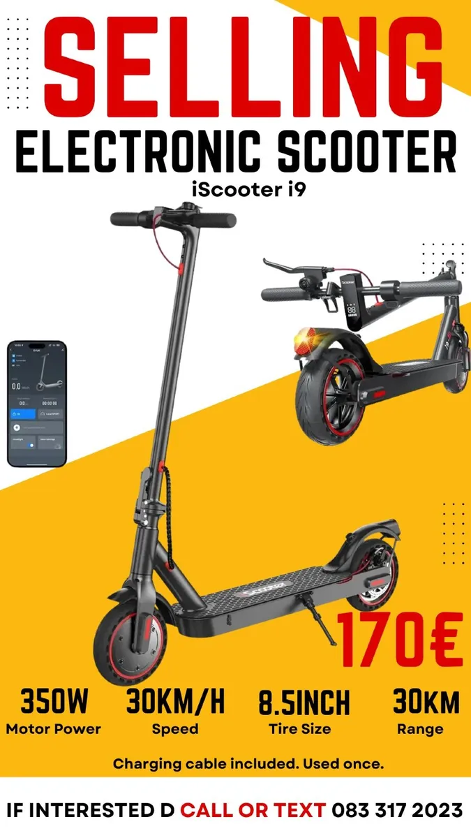 ELECTRONIC SCOOTER iscooter i9 - Image 1