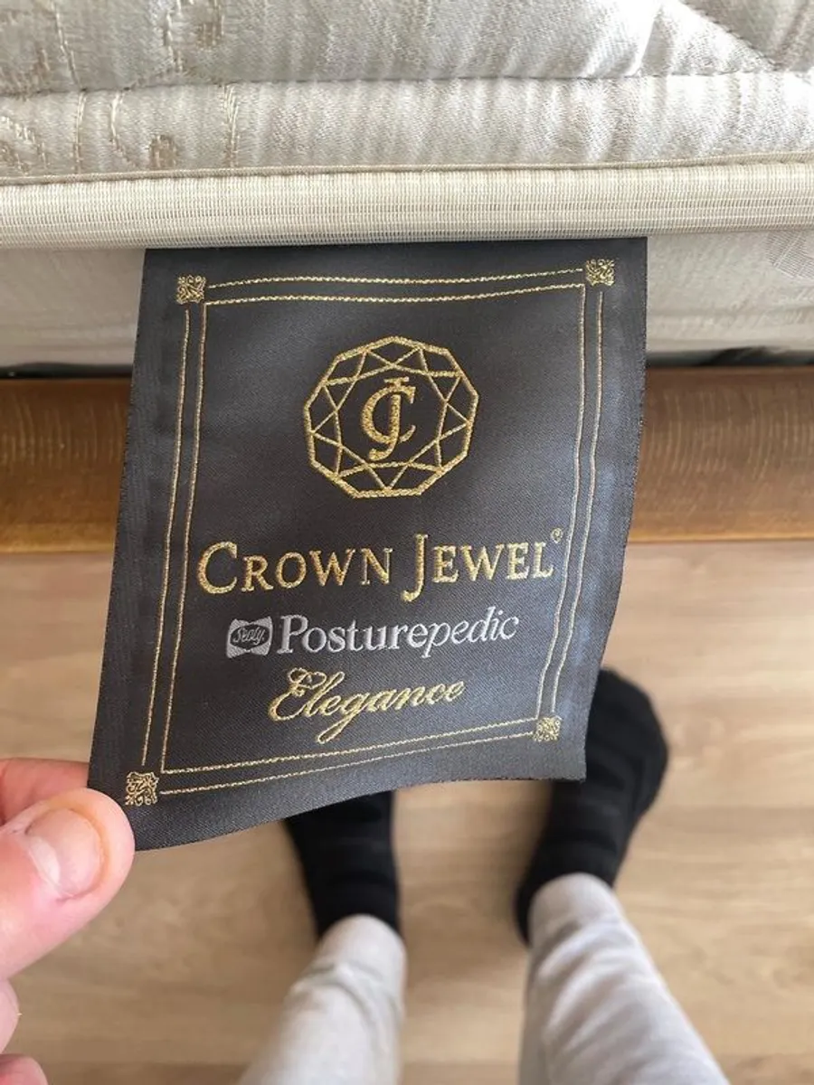 King size Bedframe and Mattress - Image 3