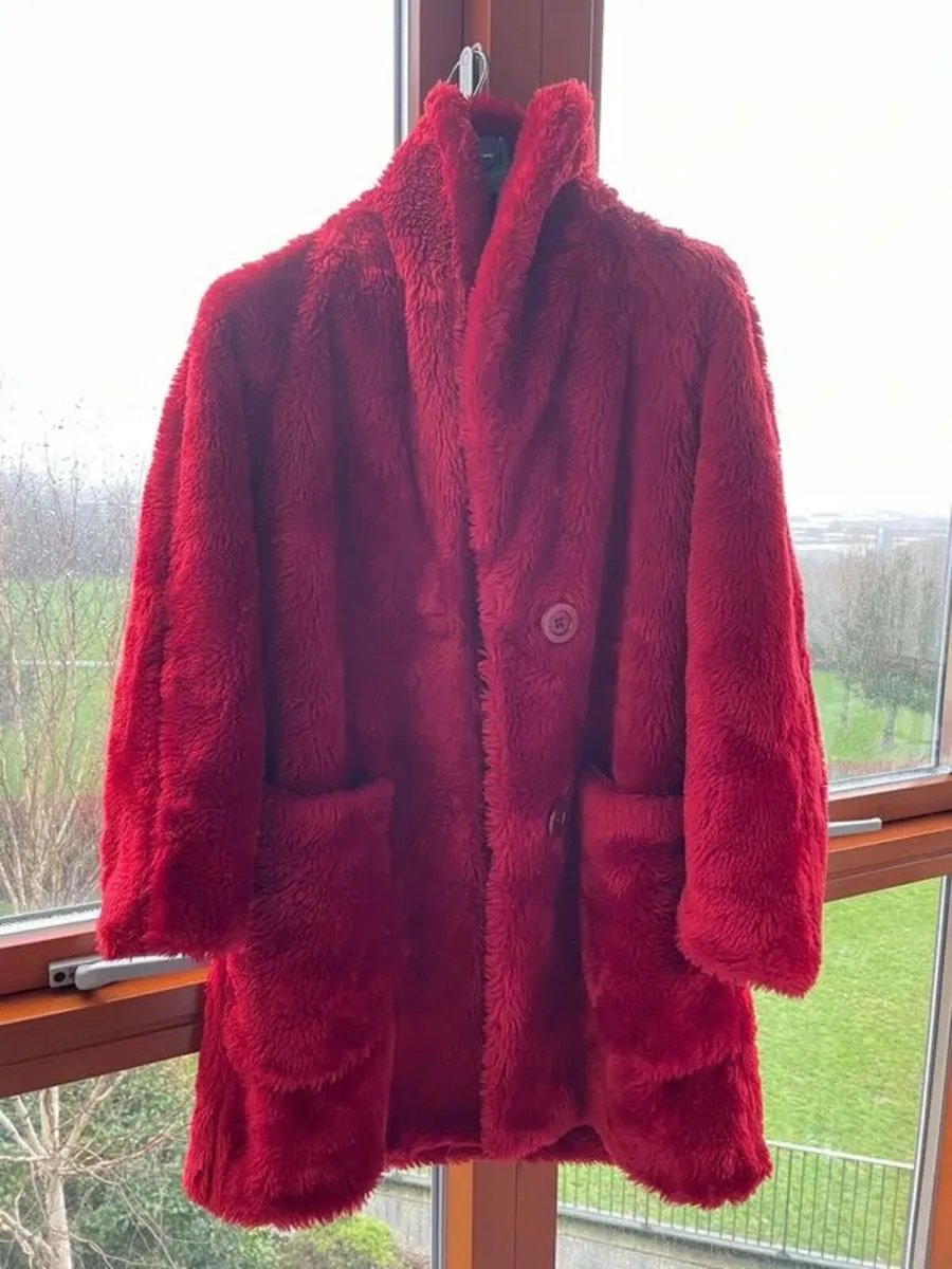 Faux Fur Coat - Image 1