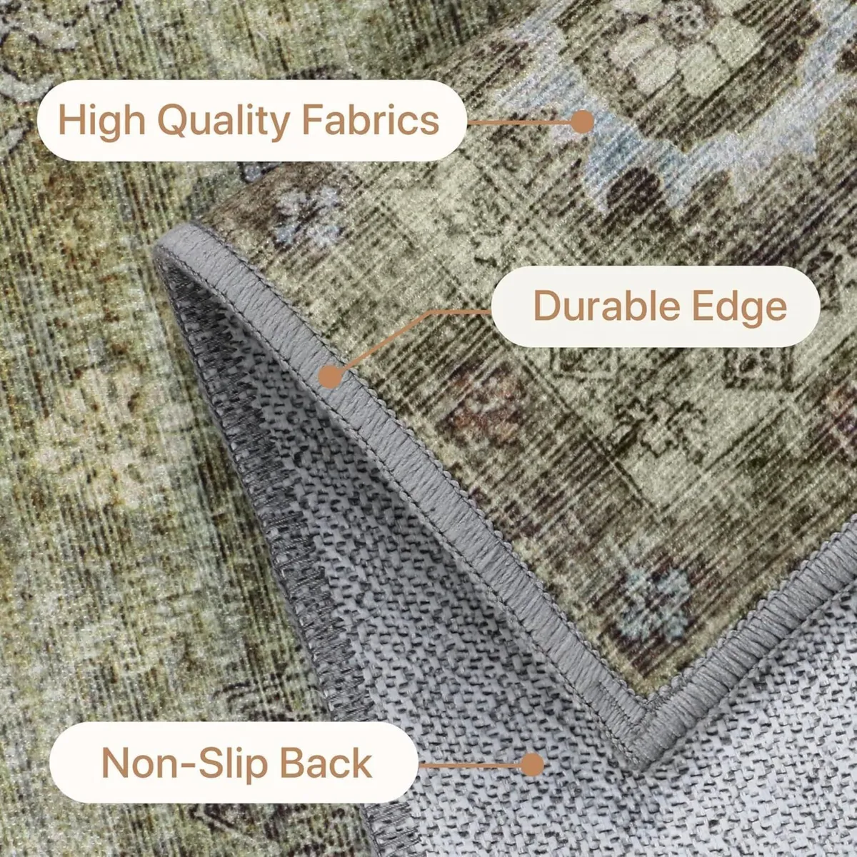 Washable Rug for Living Room 160x230cm Large - Image 3