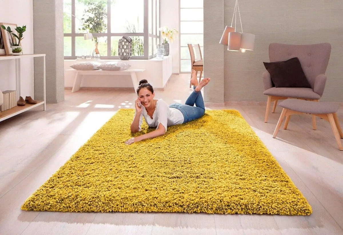 SHAGGY RUG 30MM / 3cm Modern Rugs Living Room - Image 1