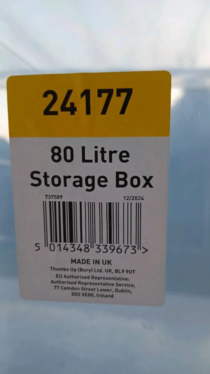 2 x Storage Boxes - Image 2