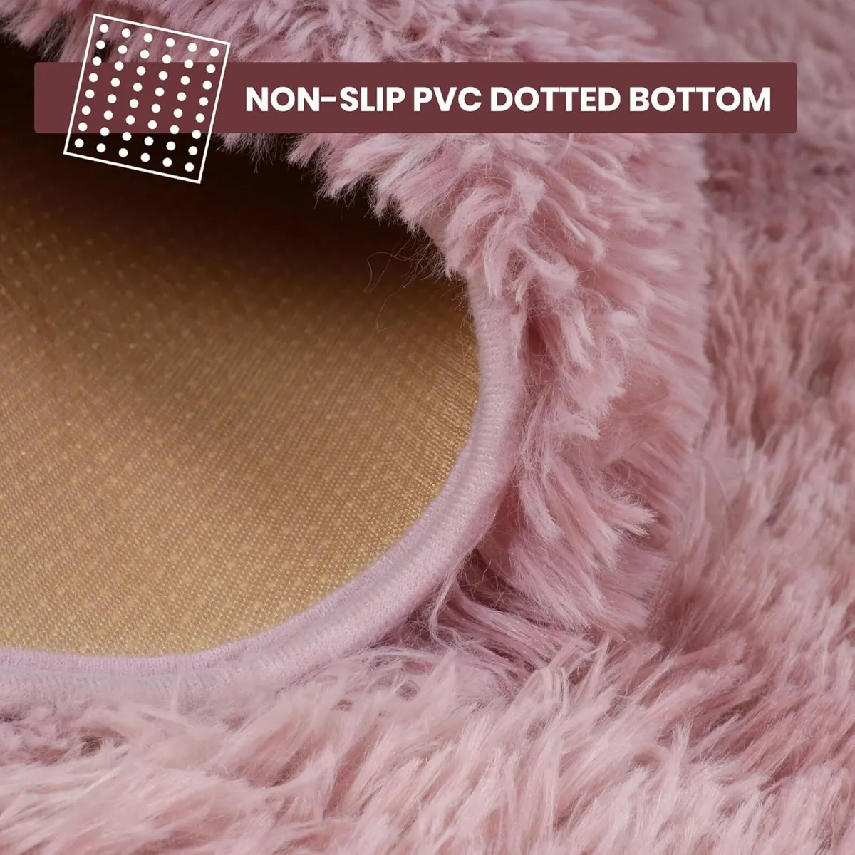 Rugs Living Room Large 200x290 cm Soft Fluffy Tie - Image 3