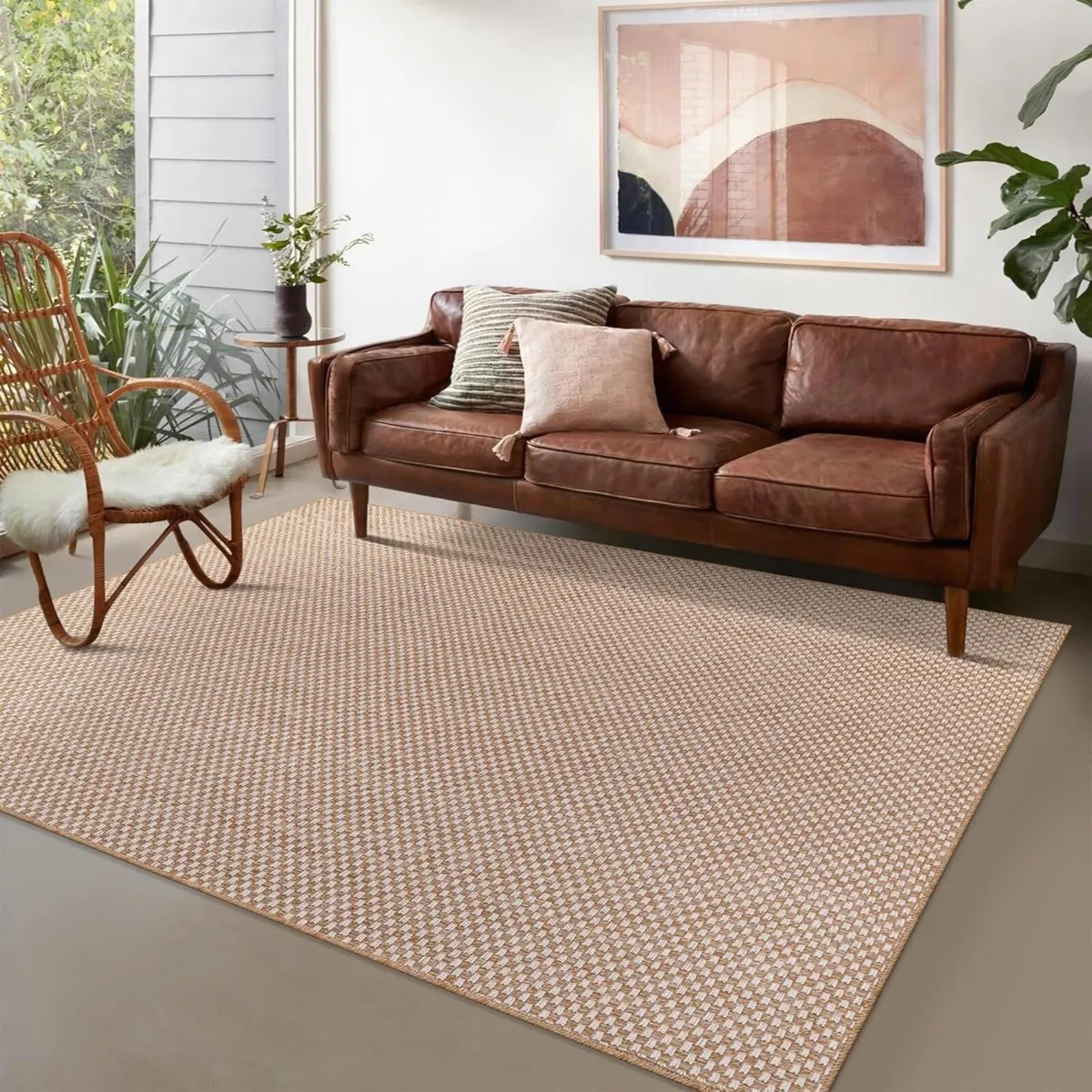 Rugs Living Room - Non slip Washable Area Rug - Image 1