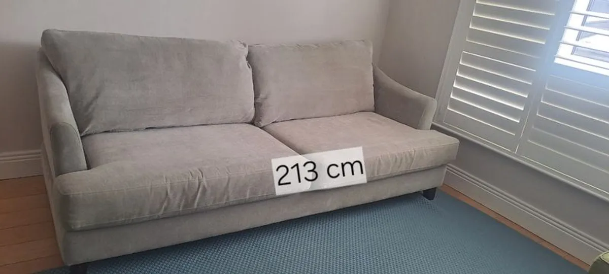Grey couches for sale - Image 1