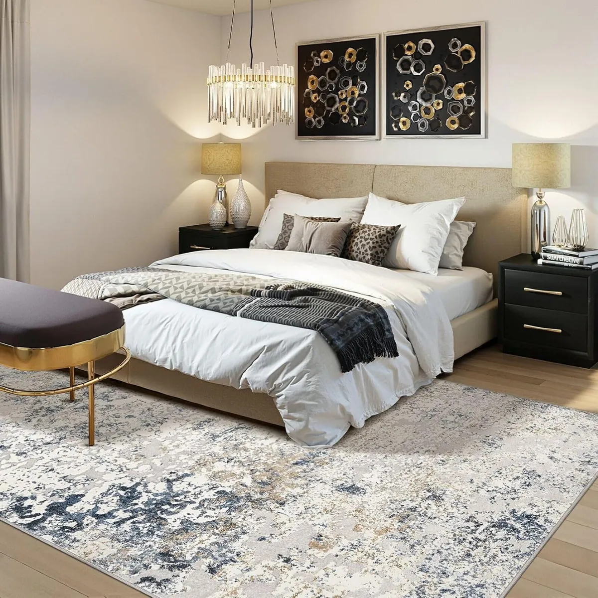 Rugs Living Room Washable - Area for Bedroom - Image 3