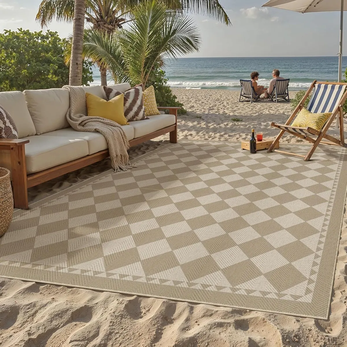 Outdoor Rug 200x300cm Rugs Living Room Garden - Image 3
