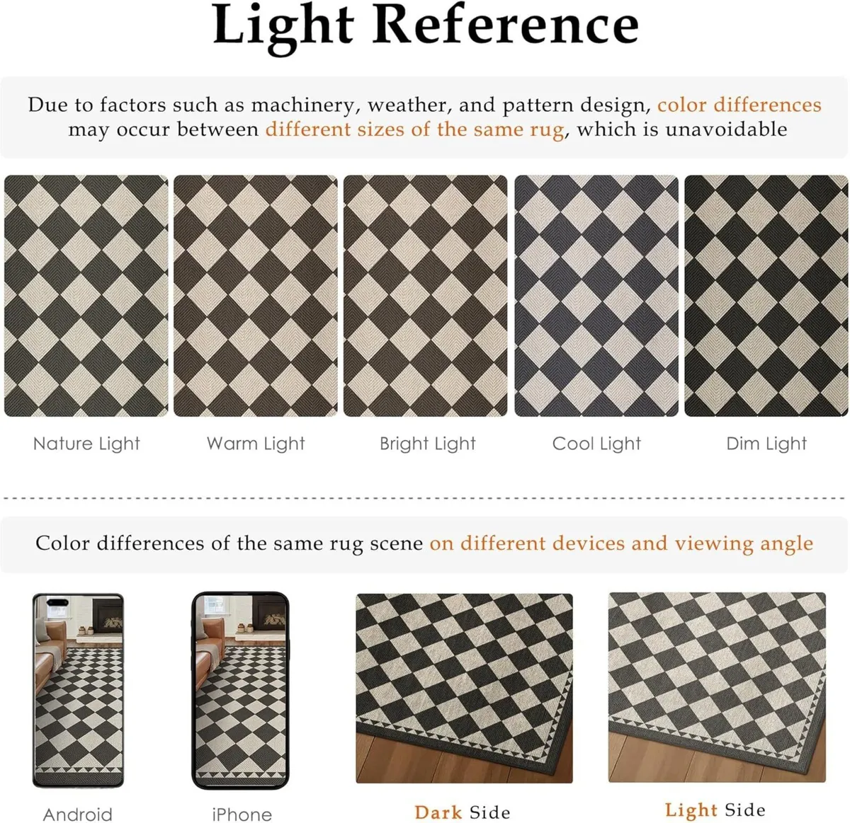 Outdoor Rug 160x230cm Rugs Living Room Garden - Image 2