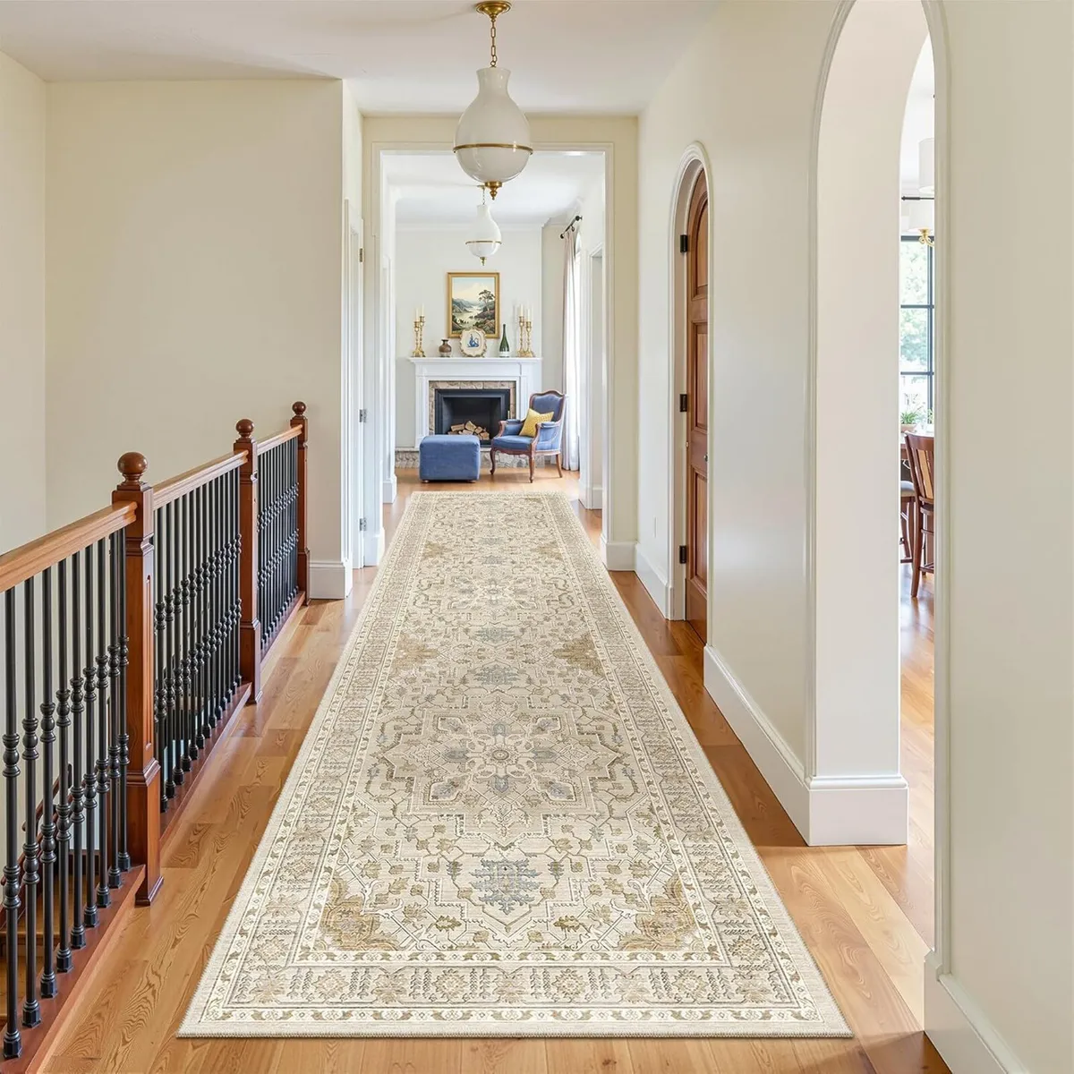 3x12 Hallway Runner Rug Non Slip Washable 12ft - Image 3