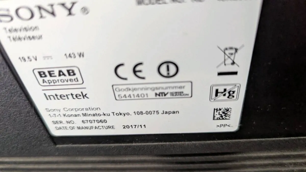 Sony BRAVIA TV 50' - Image 2