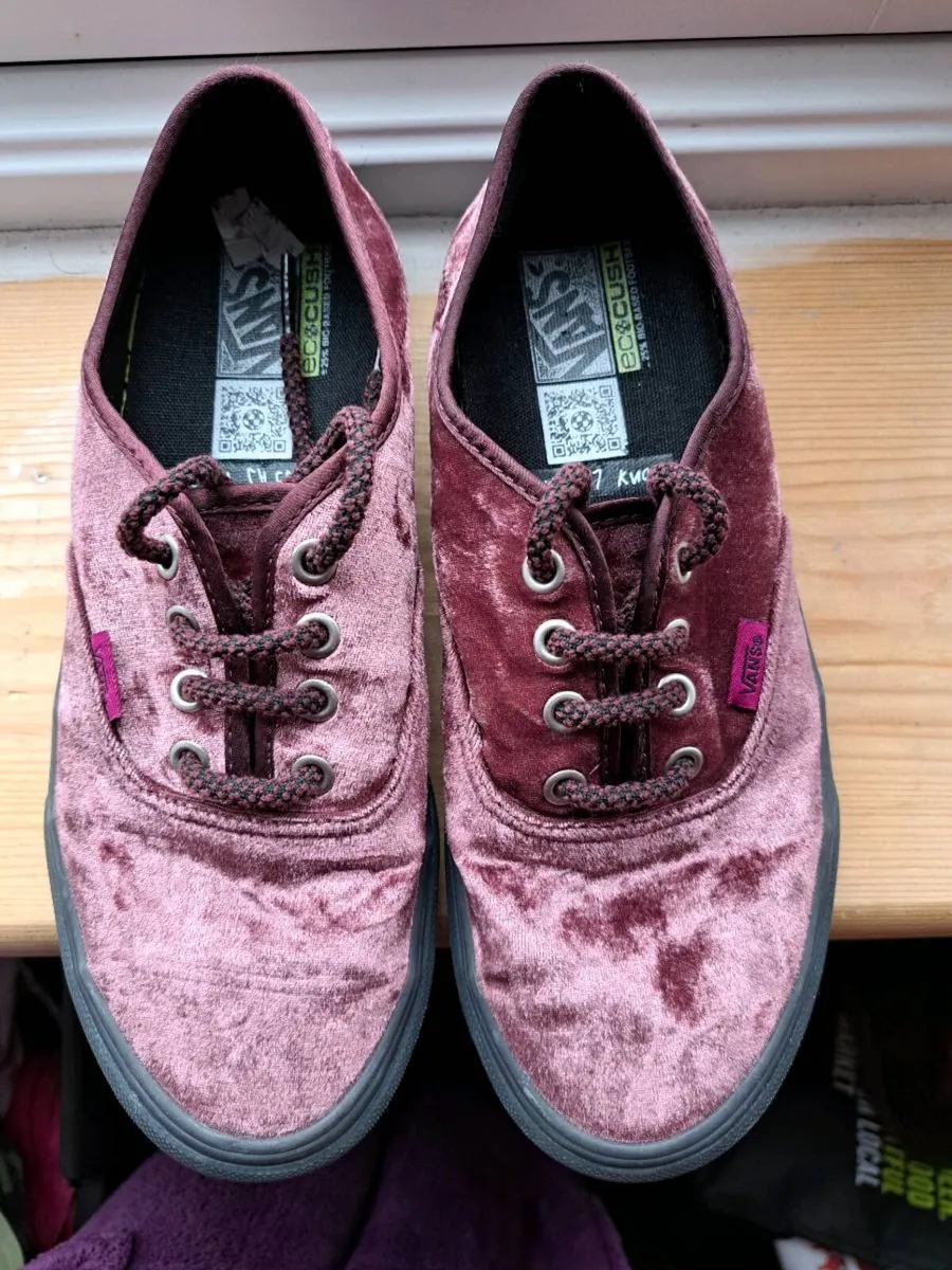 Vans crushed velvet shoes - Image 2