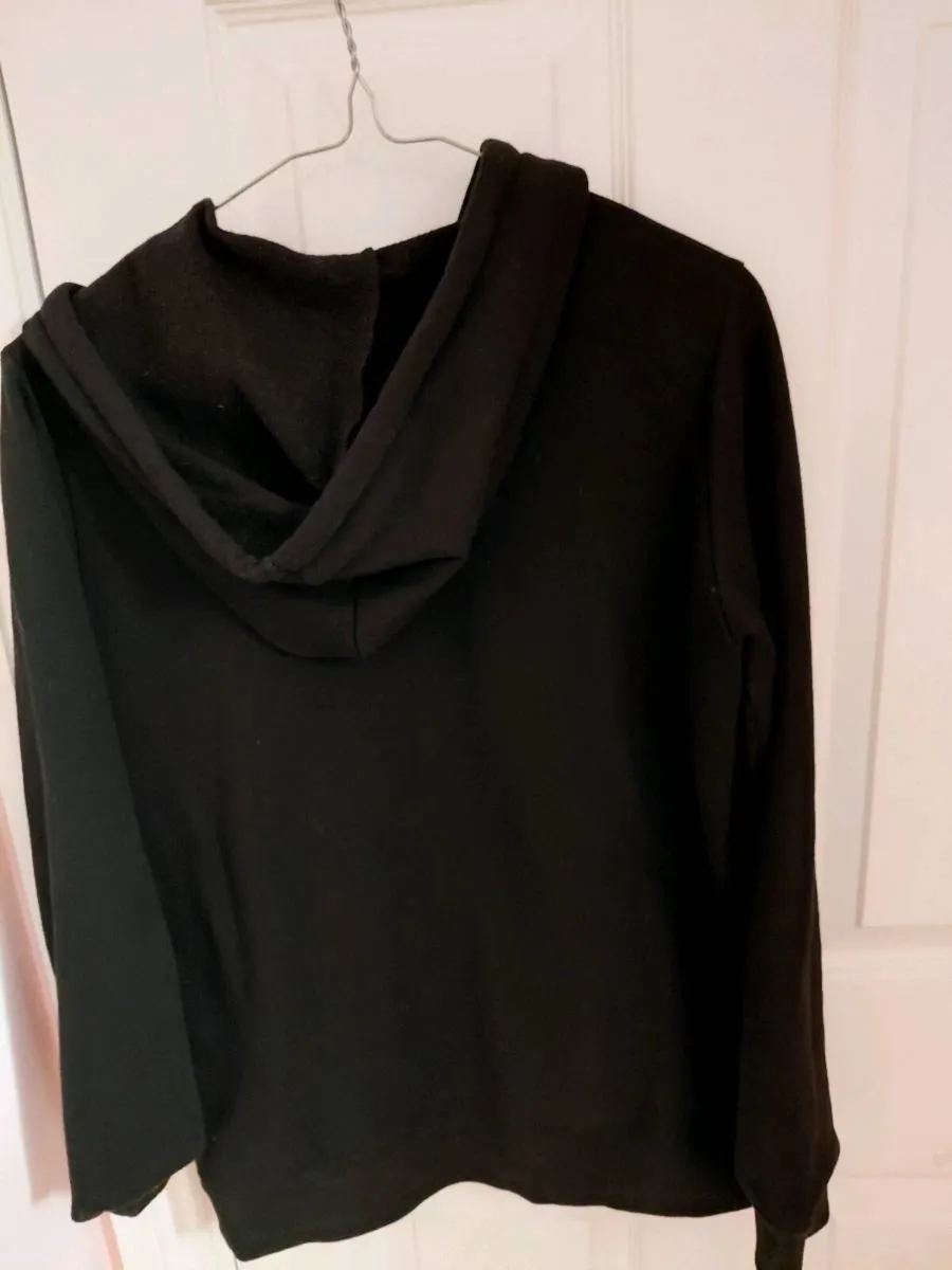 Womens black Vans hoody - Image 2