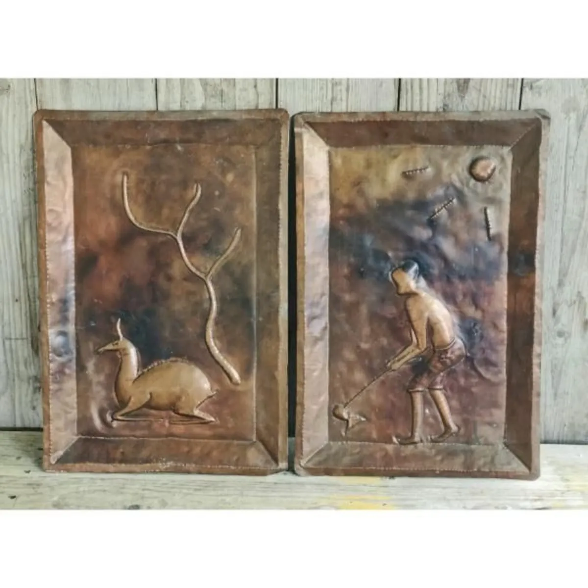 Copper Wall Art Pair KAS1226 - Image 1