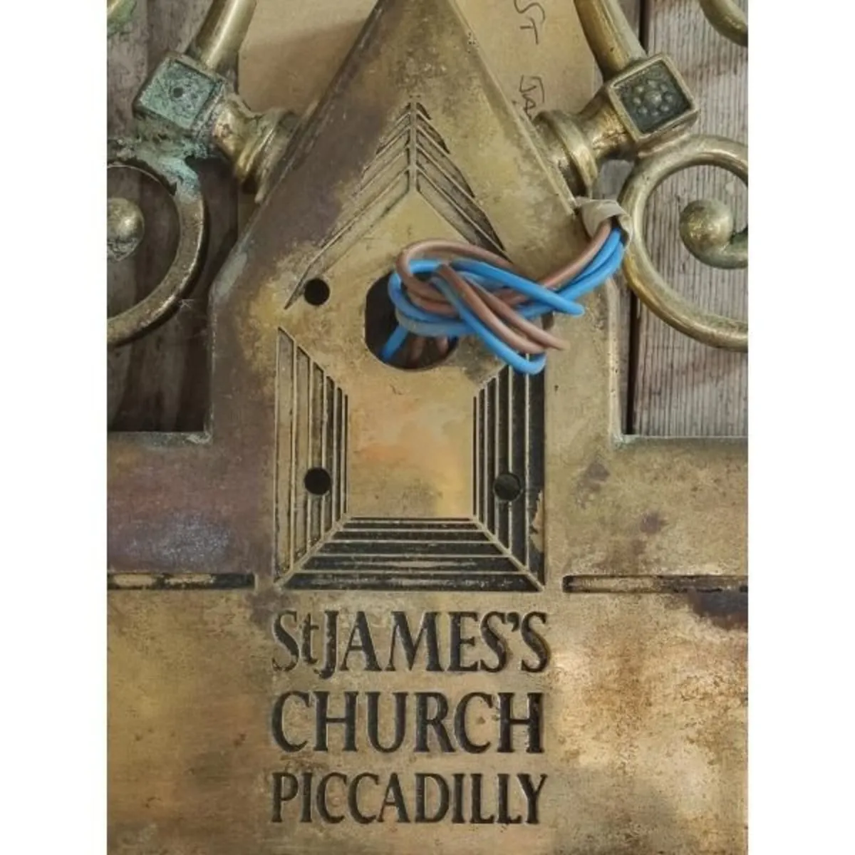 Brass Framed Mirror St James Church Piccadilly KAS - Image 3