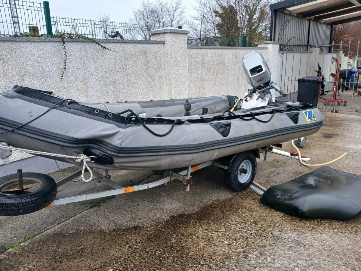 Zodiac 4.2m sib inflatable boat - Image 1