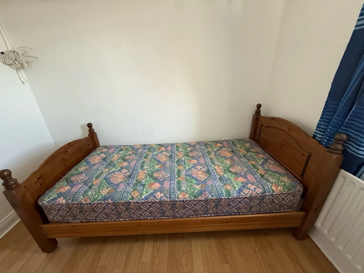 Single bed & mattress - Image 2