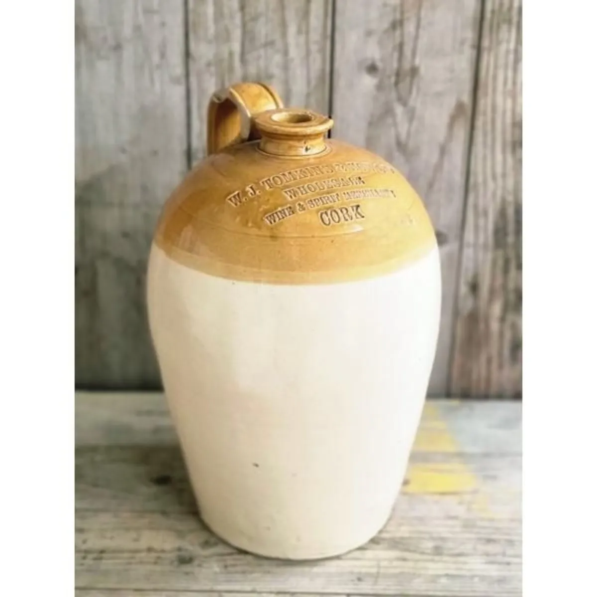 Stoneware Flagon W.J. Tomkins & Son Cork KAS1216 - Image 1