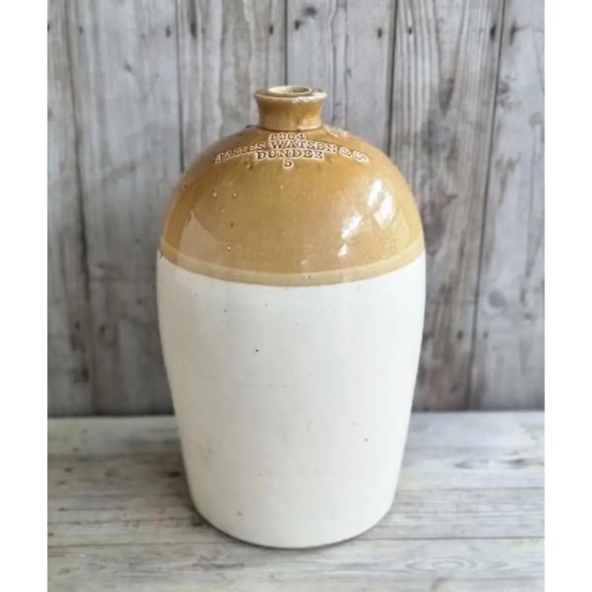Stoneware Flagon James Watson & Co Dundee KAS1215 - Image 2