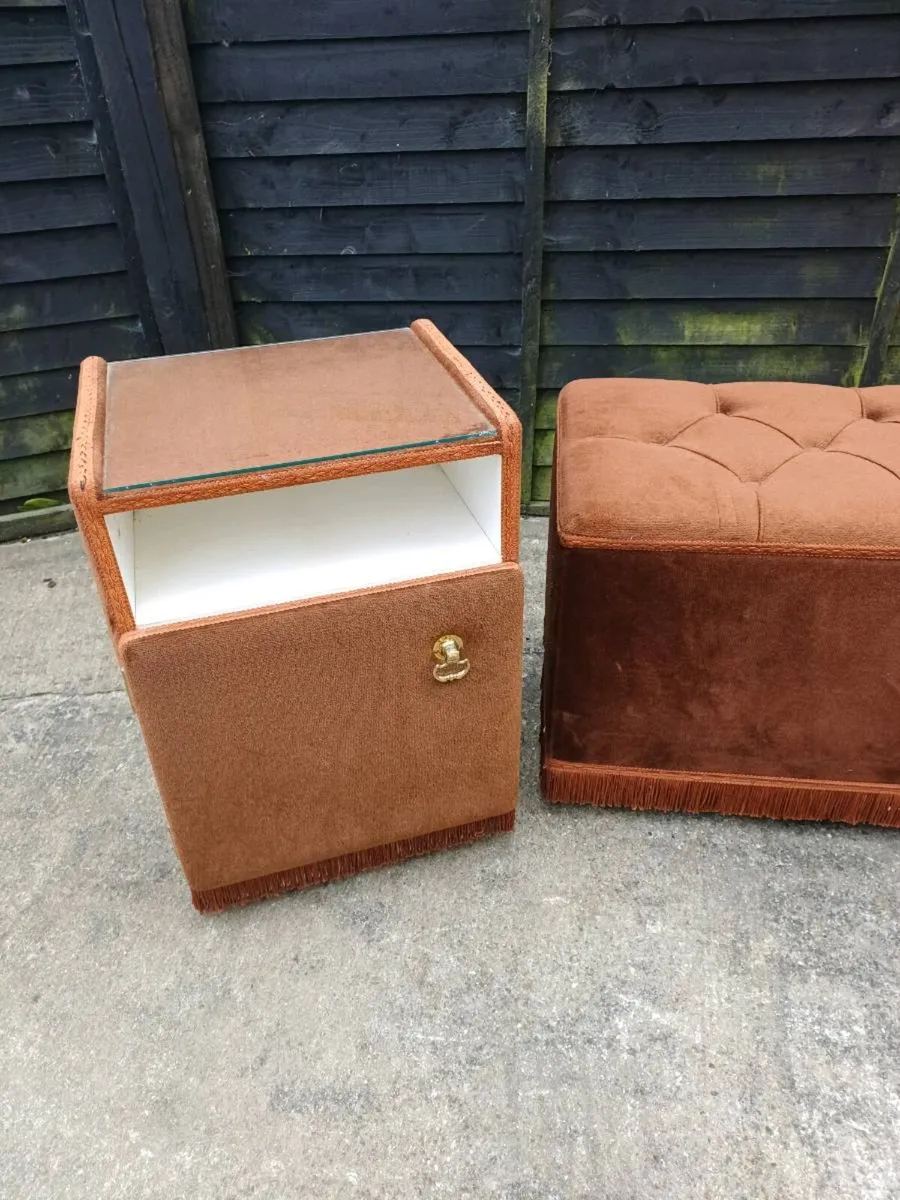 1960s Ottoman & Locker Set - Image 2