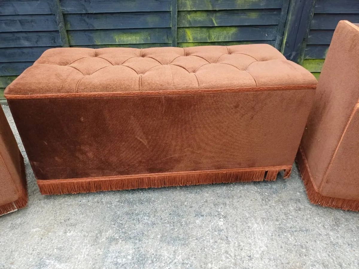 1960s Ottoman & Locker Set - Image 4