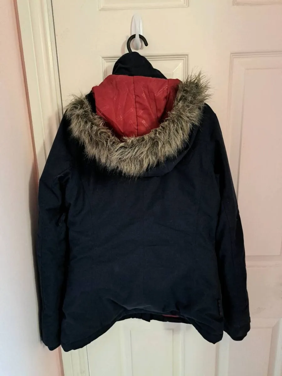 Womens navy Mountain Warehouse winter 'Snow 'coat - Image 2