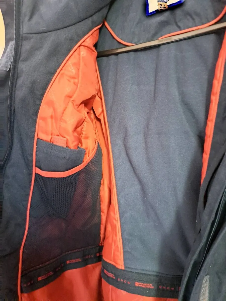 Womens navy Mountain Warehouse winter 'Snow 'coat - Image 3