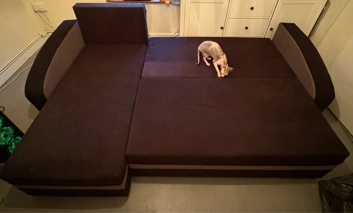 FREE - L-Shaped Sofa Bed - Image 4